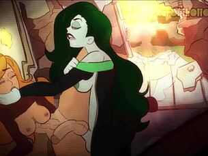 kim possible and shego in wild futa action
