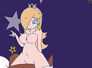 yo, check princess rosalina in this 1up hentai clip.