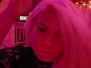 Angelg takes big black cock on halloween