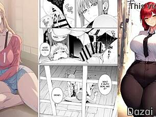 Makima And Denji In Bondage Chains In Chainsaw Man?