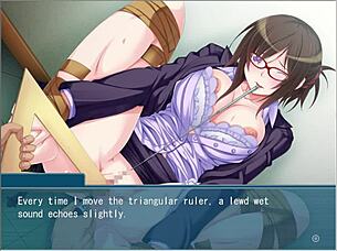 The beautiful teacher in glasses can't disobey my bondage game