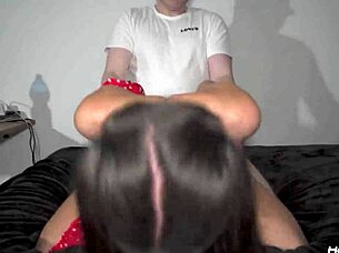 her first threesome had her fucked all night long