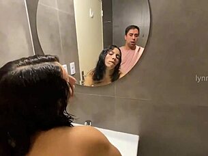 morbid sex with stepsister-in-law in bathroom while wife shops.
