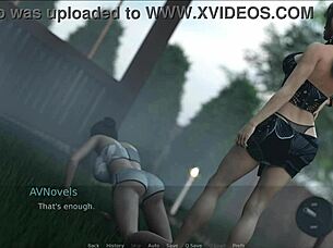 where the anime game hentai story began in part 19 😊