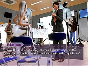 In Academy 150, the game anime hentai begins with intense scenes