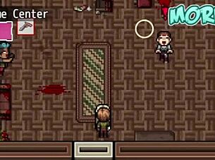 Hentai game with zombies retreat and various items