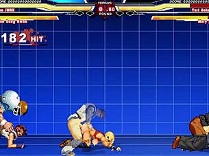 Mary Angel and Yuli in group scene