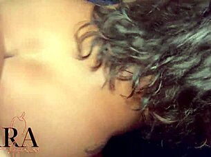 My neighbor fucks me in the hair with his big cock