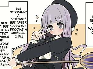 帅气扶她美女支配魔法少女史诗对决！😈