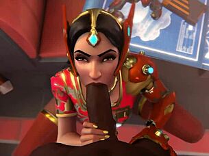 This Symmetra redux in the perv garden is full of anime hentai vibes