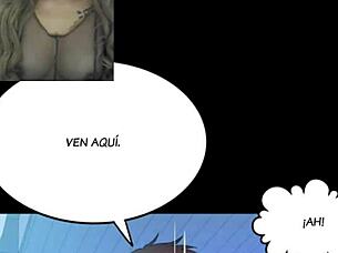 Oppaicafe episode 3: I take my step sister's virginity while my step mother watches