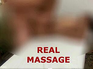 french patient grabs the masseur's cock during tantric massage in brazil