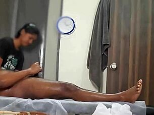 HAPPY ENDING CAUGHT IN HIDDEN CAM