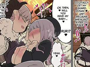 Handsome futanari lady dominates magical girl in epic clash! 😈