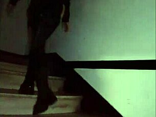 In this anime, the latex goddess dominates with femdom power