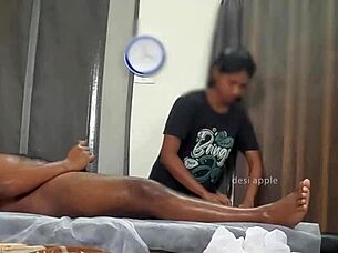 HAPPY ENDING CAUGHT IN HIDDEN CAM