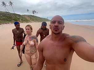 i went to a nudist beach in bahia to enjoy the scenery