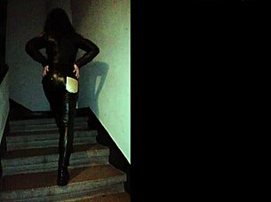 In this anime, the latex goddess dominates with femdom power