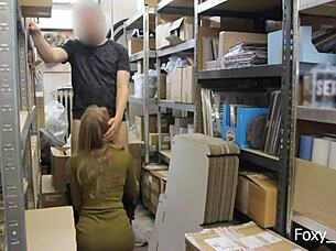 I cheated! Warehouse worker fucked me hard!