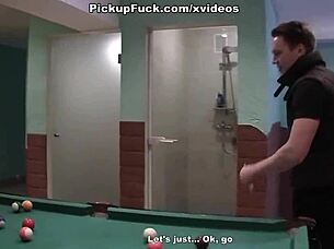 Sexy college teacher strips naked for cash in scene 1