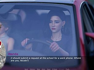 ms denvers, milf teacher in torn stockings drives me wild