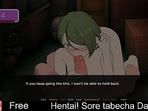 Adult anime featuring a hot hentai afternoon with a tabcha lady