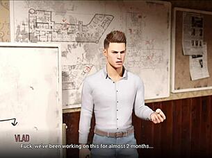 Exploring university challenges in this anime game episode 😊.