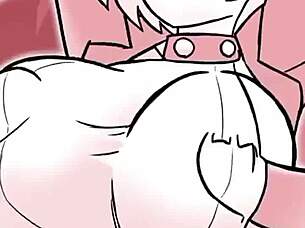 Perfect paizuri boob job in 2D hentai compilation with sound