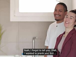 hairly woman bounces tits with nipple slips in public