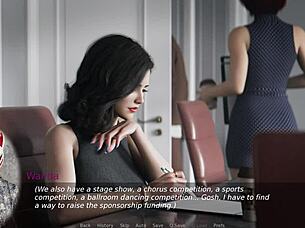 ms denvers, milf teacher in torn stockings drives me wild