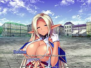 In STEALING A MONSTER GIRL HAREM EP5, she gives an AMAZING BLOWJOB