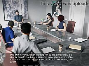 ms denvers, milf teacher in torn stockings drives me wild