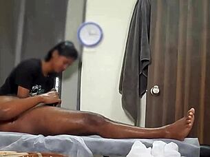 HAPPY ENDING CAUGHT IN HIDDEN CAM