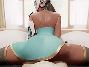 This Symmetra redux in the perv garden is full of anime hentai vibes