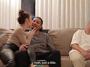 hairly woman bounces tits with nipple slips in public