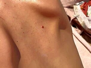 Stranger fills my mouth with cum on the public beach during a blowjob