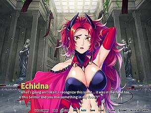 In STEALING A MONSTER GIRL HAREM EP5, she gives an AMAZING BLOWJOB