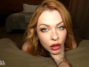 my best friend's daughter arrived at my door wet and trembling, ready for roleplay with her big natural tits and submissive orgasm