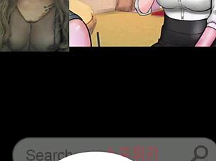 Oppaicafe episode 3: I take my step sister's virginity while my step mother watches