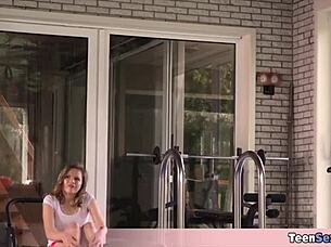 Candice Performs Intense Workout in Glasses and Petite Frame