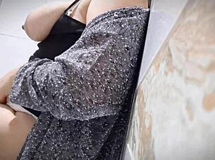 hot asian stepmom masturbates big tits