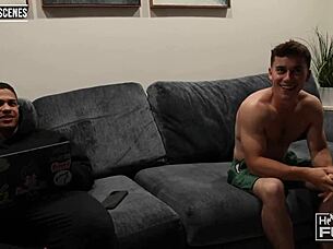 College Jock Pounds Tight Latina Pussy