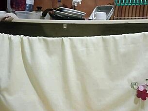 Hired Brazilian maid hotter in person with tight shorts exciting me