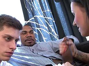 horny babe cheats on cuckold husband with big black cock