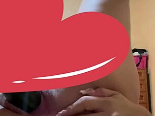 Cousin explores toys in private session