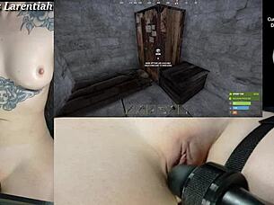 I follow my stepsister's pussy in homemade video