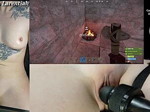 I follow my stepsister's pussy in homemade video