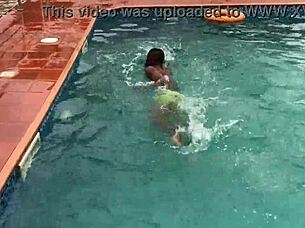 Redhead Lana Love Takes Two Big Cocks