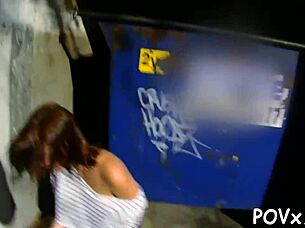 check out those juicy melons getting sucked!