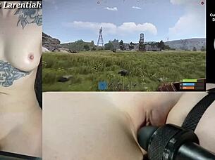 I follow my stepsister's pussy in homemade video